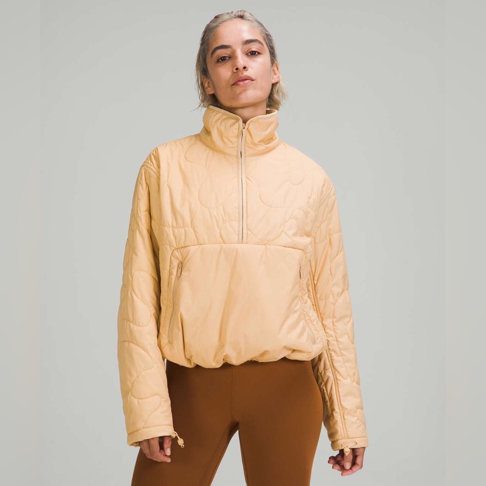 Lululemon insulated quilted pullover jacket